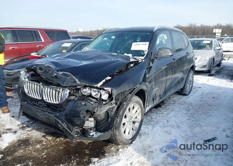 2017 BMW X3 xDrive28I from USA, damaged, VIN 5UXWX9C37H0W79419